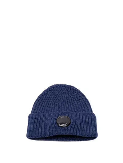 C.p. Company C. P. Company `lens` Beanie In Blue