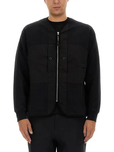 C.p. Company C. P. Company Zip Sweatshirt. In Black