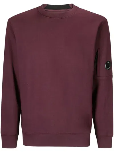 C.p. Company Diagonal Raised Sweatshirt In Purple