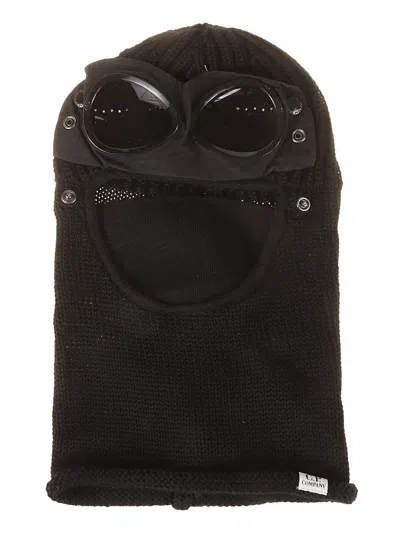 C.p. Company Goggle Detail Ski Mask In Nero