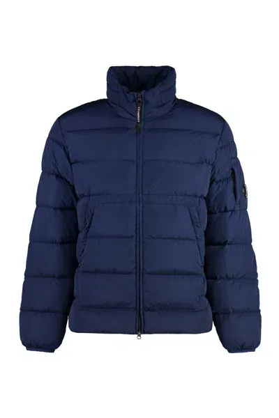 C.p. Company Hooded Nylon Down Jacket In 887