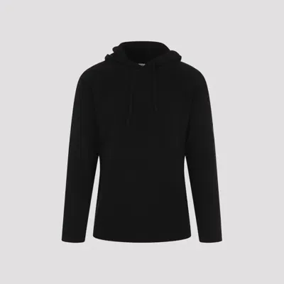 C.p. Company Knitwear Hooded In Black