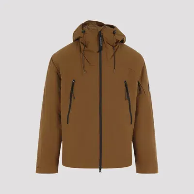 C.p. Company Medium Jacket In Pro-tek In Brown