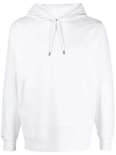 Cp Company Metropolis C.p. Company Metropolis Logo Cotton Hoodie In White