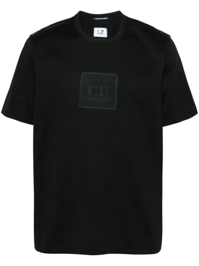 Cp Company Metropolis C.p. Company Metropolis Logo Cotton T Shirt In Black