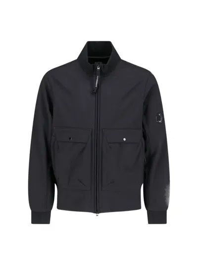 C.p. Company Jackets In Black