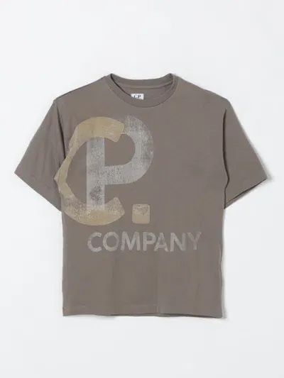 C.p. Company T-shirt  Kids Color Brown In Braun