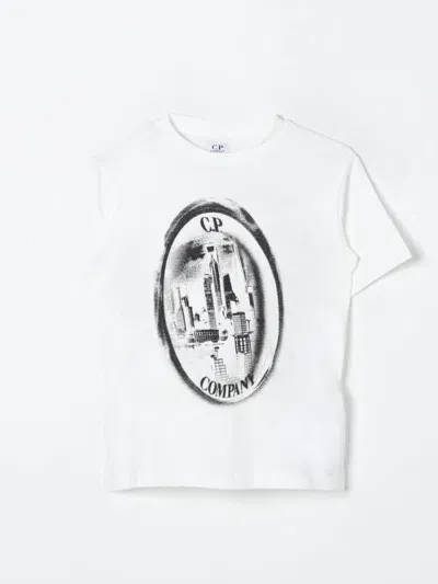 C.p. Company T-shirt  Kids Color White In Weiss