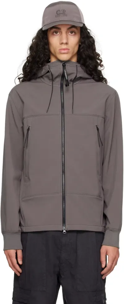 C.p. Company Taupe C.p. Shell-r Jacket In Braun