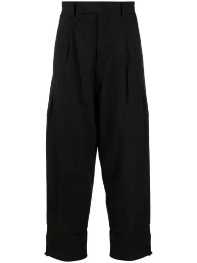 Craig Green Tailored Cropped Trousers In Black