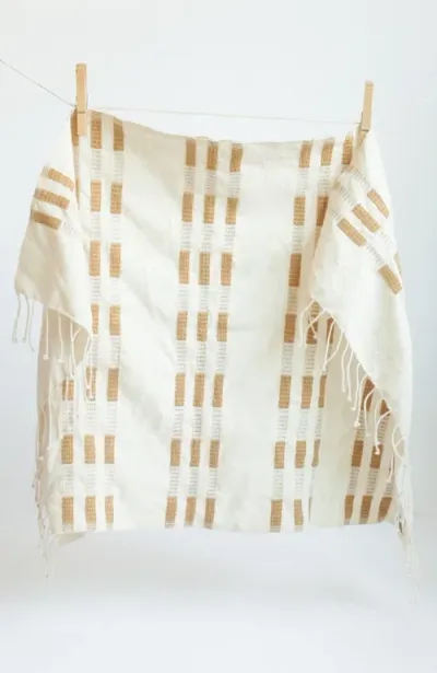 Creative Women Soho Hand Towel In Natural/beige