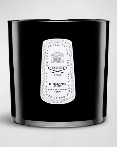 Creed 3.7 Lb. Birmanie Oud Large Leather Candle