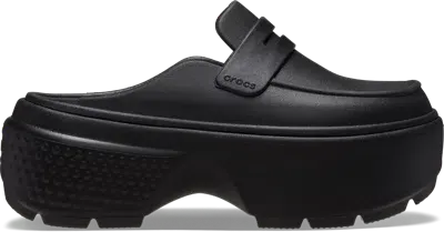 Crocs Stomp Loafer In Black/black