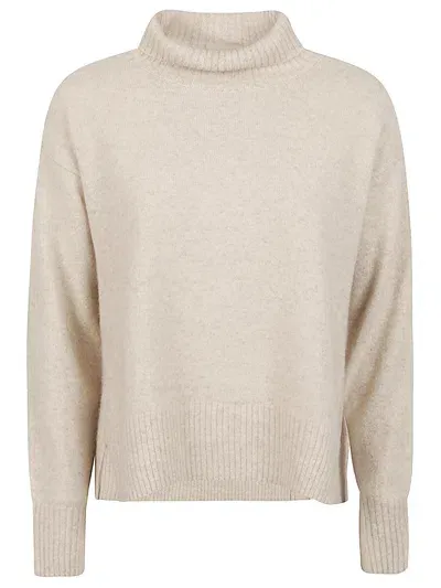 Ct Plage Wool Turtle Neck Sweater In White