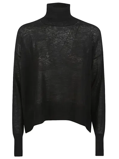 C.t.plage Cashmere High-neck Sweater In Black