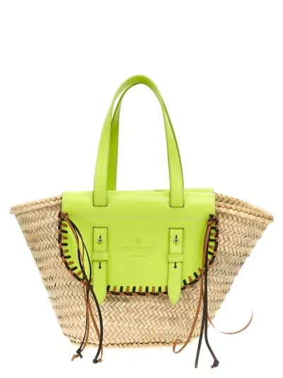 Cuba Lab X Sanpa Tropicana Shopping Bag In Green