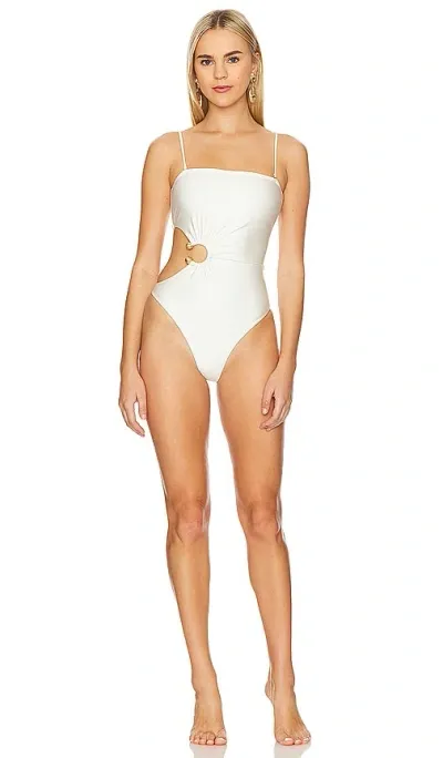 Cult Gaia Alta One Piece In White