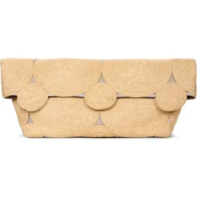 Cult Gaia Brynn Extra Large Clutch In Natural