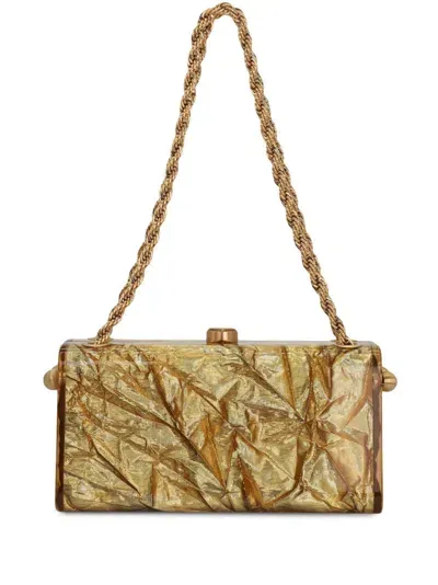 Cult Gaia Hajar Shoulder Bag In Gold