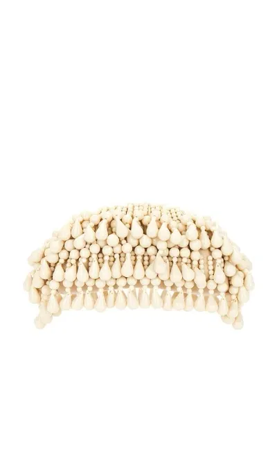 Cult Gaia Jaala Nano Clutch In Light Beach