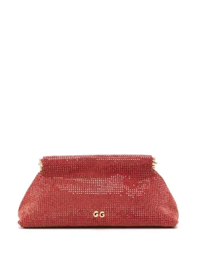 Cult Gaia Mini Lillia Clutch Bag In Red