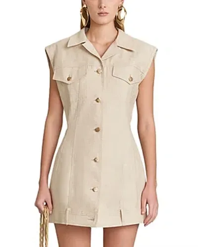 Cult Gaia Tanith Mini Shirtdress In Beach