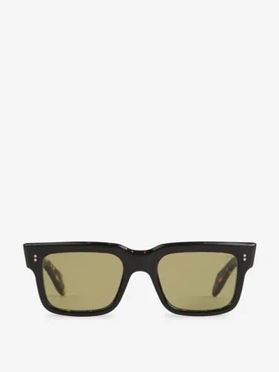 Cutler And Gross 1401 D-frame Tortoiseshell Acetate Sunglasses In Brown