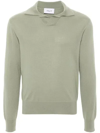 D4.0 Cashmere Sweater In Green