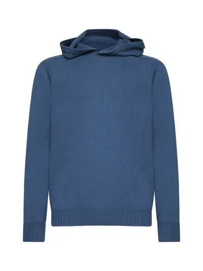 D4.0 D 4.0 Sweaters In Clear Blue