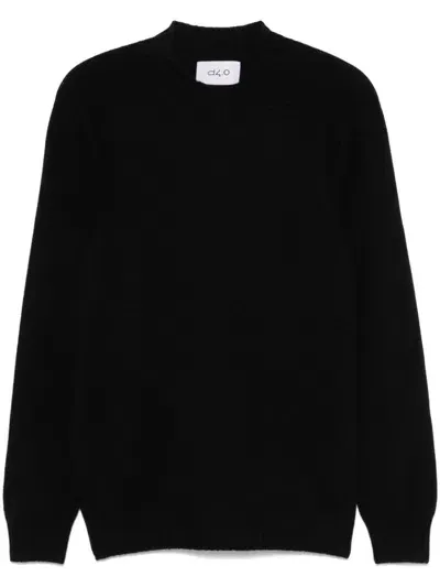 D4.0 Virgin Wool Sweater In Schwarz