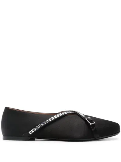 D’accori Cara Ballerina Shoes In Schwarz