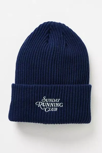 Daily Practice By Anthropologie Sport Club Ribbed Beanie In Blue