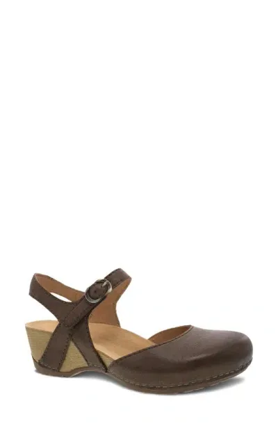 Dansko Tiffani Wedge Pump In Brown