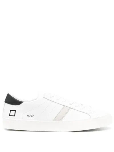 Date D.a.t.e. Hill Low Calf Shoes In White