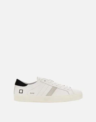 Date D.a.t.e. White Leather Hill Low Sneakers