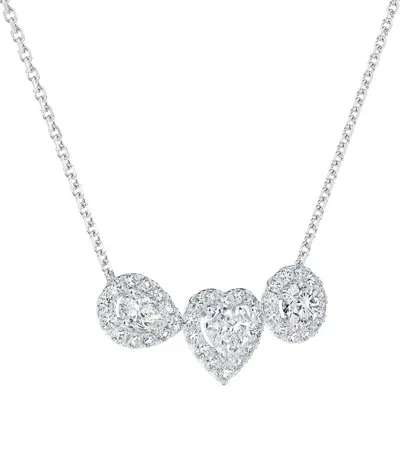 De Beers White Gold And Diamond My First  Aura Necklace