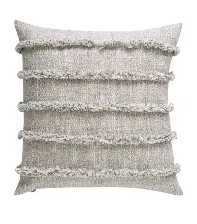 De Le Cuona Linen-blend Rogue Cushion In Neutral