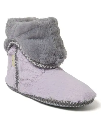 Dearfoams Beth Furry Bootie In Wisteria