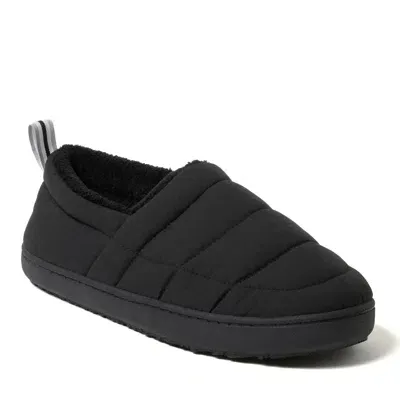 Dearfoams Men's Cullen Ripstop Closed Back Slip On In Black