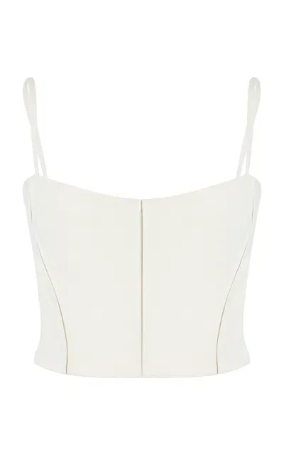 Del Core Corset Top In White