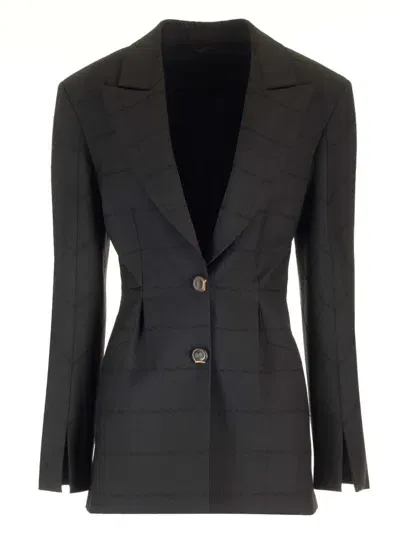 Del Core Tailored Blazer In Black