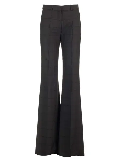 Del Core Tailored Boot Cut Trousers In Black