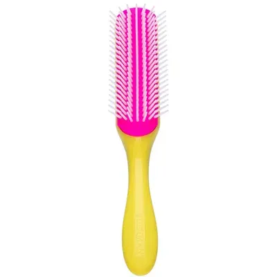 Denman D3 Honolulu Yellow Styling Brush In White