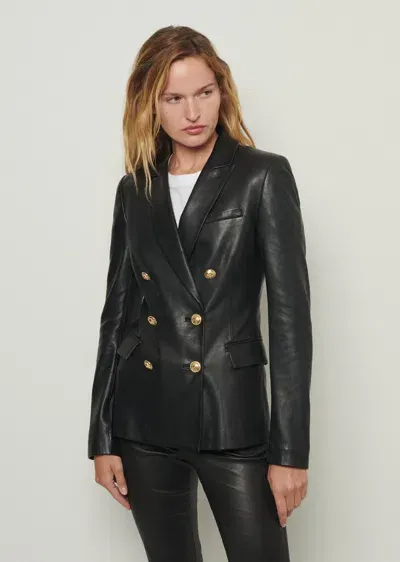 Derek Lam Franklin Double Breasted Jacket In Black