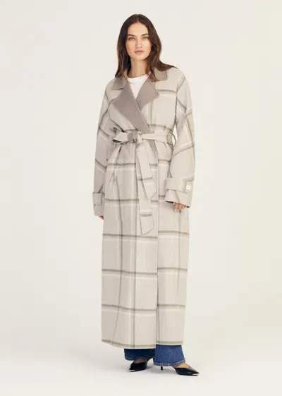 Derek Lam Leone Reversible Double Face Wool Coat