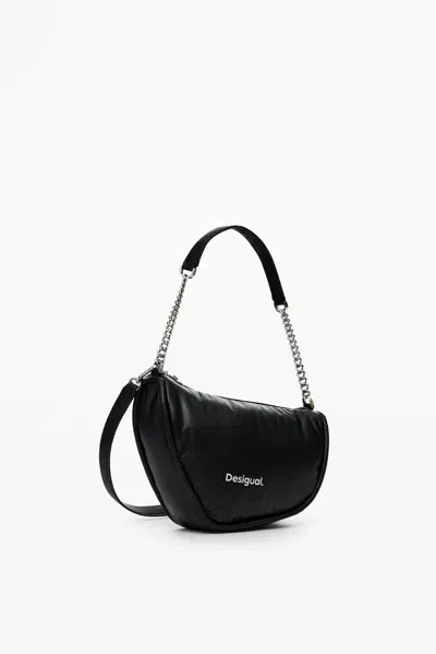 Desigual Crossbody Bag With Zipper In Black