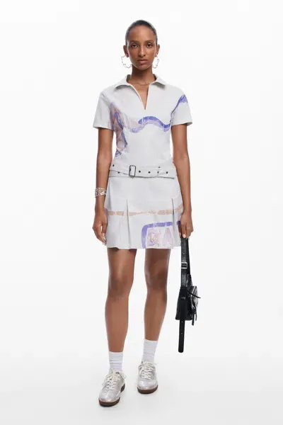 Desigual Dress In White