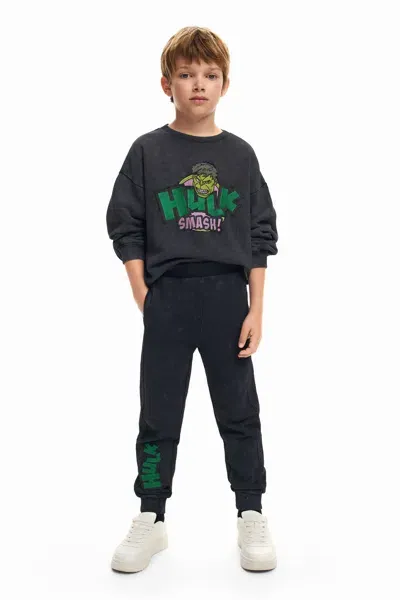 Desigual Kids' Jogger Pants In Black