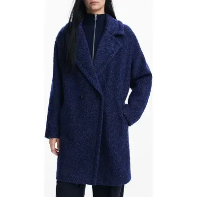 Desigual Sicilia Coat In Blue