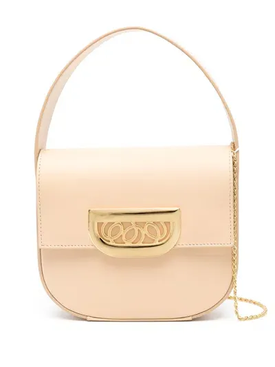 D'estree Martin Jewel Leather Mini Bag In Neutrals